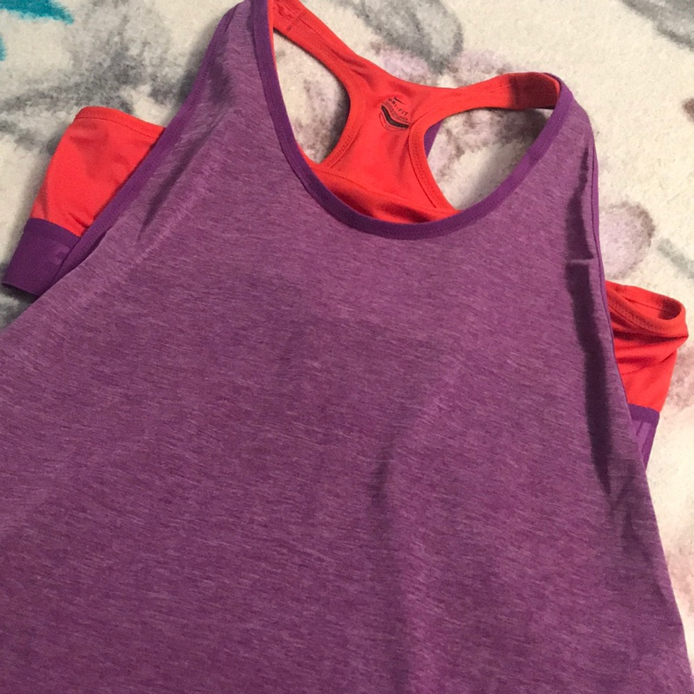 Nike workout tank top with built-in sports bra